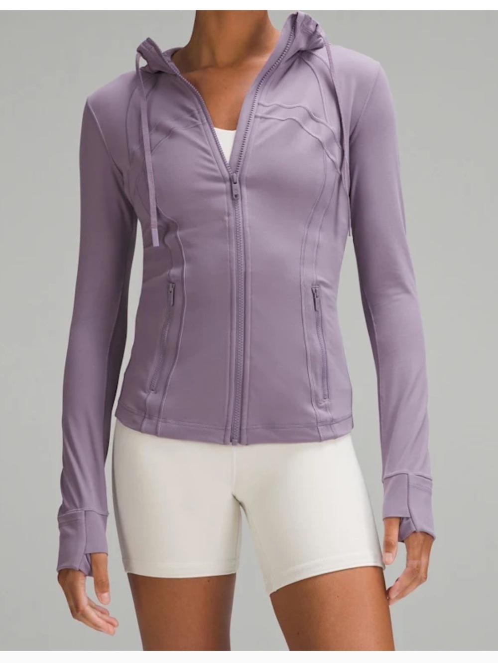 Lululemon Define Hooded Jacket in Lavender